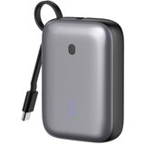 Power bank 10000 mAh 20W Delivery sa ugrađenim USB‑C kablom 1 m crna | Eponuda.com