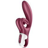 Satisfyer Touch Me crveni silikonski vibrator sa dodatkom za klitoris — 22 cm — SATISFY416 Cene
