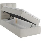 MID.YOU POSTELJA Z VZMETNICO 90 cm x 200 cm , les, tekstil, leseni material krem barve | Shoptok.si