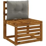  Jastučić za leđa PUTTEN 100% poliester Siva 60 x 40 x 10 cm - Siva 60 x 40 x 10 cm Melange | shoptok.hr