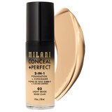 Milani conceal + perfect 2-in-1 puder za lice 03 light beige | ePonuda.com