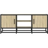 TV ormarić boja hrasta 100x35x41 cm konstruirano drvo i metal | shoptok.hr
