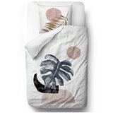 Butter Kings posteljina od pamučnog satena Glossy Monstera, 135 x 200 cm | shoptok.hr