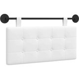  Držeće uzglavlje Zidne Bijeli 100 x 55 x 5 cm tkanina - Bijeli 90 cm bez LED | shoptok.hr