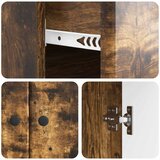  Kreveta Dimljeni hrast 66 x 34,5 x 90 cm Konstruirano drvo Slike