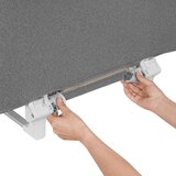 Lionelo zaštitna ograda za krevet Lora 105x45 cm, Grey Stone | shoptok.hr