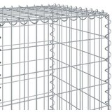 vidaXL Gabionska košara s poklopcem 300x50x150 cm pocinčano željezo | shoptok.hr