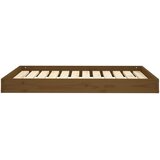  Dnevni ležaj smeđa boja meda 101,5x74x9 cm od masivne borovine | shoptok.hr