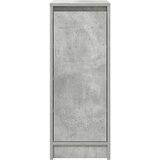 vidaXL Ormarić za cipele boja betona 29,5x34x76 cm konstruiranog drva | shoptok.hr