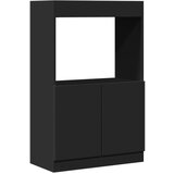 Maison Chic Visoka omara - Komoda - Predalnik črna 63x33x100 cm inženirski les, (21719447) Cene