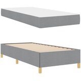  Krevetna konstrukcija Svijetlo siva 90 x 190 cm tkanina | shoptok.hr