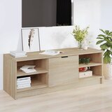 TV ormarić boja hrasta 102x35,5x36,5 cm od konstruiranog drva | shoptok.hr