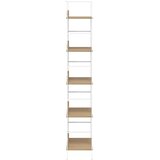 Police za knjige s 5 razina boja hrasta 60x27,6x158,5 cm drvene | shoptok.hr