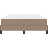  Postelja z vzmetnico Kapučino 160 x 200 cm Umetna koža | Shoptok.si