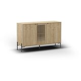 Marckeric Niska komoda u dekoru hrasta u prirodnoj boji 120x80 cm Inca – | shoptok.hr