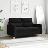  Dvosjed od tkanine crni 120 cm | shoptok.hr