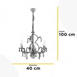 Lesnina XXXL ONLI - Luster na lancu TERESA 3xE14/6W/230V bronza | Eponuda.com