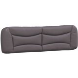  Posteljni okvir z vzglavjem siv 180x200 cm umetno usnje, (21081657) | Shoptok.si