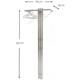 Spinder Design Željezna zidna vješalica u srebrnoj boji 65 cm Senza – | shoptok.hr