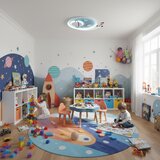  Brilagi -LED Dečije plafonsko svetlo STARSHIP LED/64W/230V 3000/4500/6000K plavo | Eponuda.com