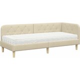  Kutni okvir kreveta Krema 80 x 200 cm tkanina | Eponuda.com