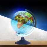  Alaysky, globus sa LED svetlom, engleski, dupla mapa, reljef, 32cm ( 100046 ) Cene