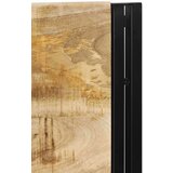 vidaXL Uzglavlje 160 cm Puno drvo Mango i željezo | shoptok.hr