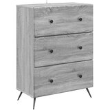  Predalna omara Siva Sonoma 66 x 34,5 x 90 cm Inženirski les, (5000232487) | Shoptok.si
