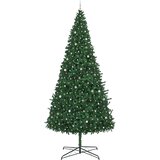  Božićno drvce s ukrasnim gudačkim svjetlima Zelena 400 cm PVC | shoptok.hr