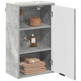  Kupaonski ormar Zidne s vratima Betonski sivi 39 x 23,5 x 65 cm | shoptok.hr
