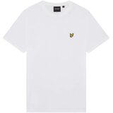 Lyle & Scott Majice s kratkimi rokavi Popcorn Jacquard T-shirt TS2406V Bela Cene
