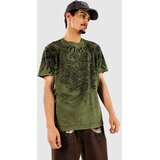 Affliction Alpha Strike T-shirt military green heavy lava | Shoptok.si