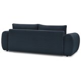 Bobochic Paris Tamno plava sklopiva sofa od samta 257 cm Lucien – | shoptok.hr