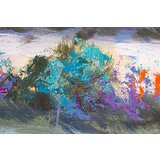 Slikana slika na platnu luka 120x40 cm