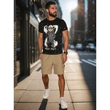 DStreet Spodenki męskie materiałowe bojówki khaki | ePonuda.com