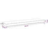  Jastučići za klupe - 2 dijela SOEST 2 kom. 100% poliester - Sivosmeđa 140 x 40 x 8 cm Melange | shoptok.hr