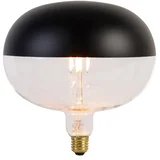 LED prigušiva filament sijalica sa kupolom E27/6W/230V 1800K crna CRI 90