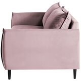 Ropez Svetlo vijolična žametna sedežna garnitura 203 cm Juli – | Shoptok.si