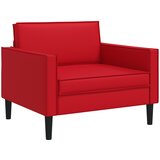 XL fotelja Crvena Umjetna koža | shoptok.hr