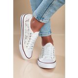 Fenzy Moderne Tenisice S Čipkom, Bijele | shoptok.hr