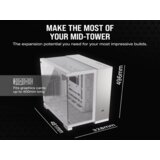 Corsair kućište 6500X mid-tower/dve komore/kaljeno staklo/bez napajanja/bela/saten sivo aluminijum | ePonuda.com