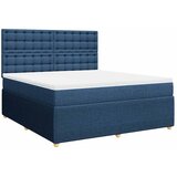  Krevet s oprugama i madracem plavi 180x200 cm od tkanine | shoptok.hr