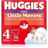 Huggies little movers pelene za bebe, gaćice, 9 - 14 kg, 36 kom cene