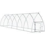  Kavez za kokoši srebrni 600 x 105 x 120 cm od pocinčanog čelika | shoptok.hr