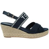 Tommy Hilfiger Nizki čevlji Seasonal Webbing Mid Wedge Modra | Shoptok.si