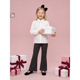 Sinsay Pamučna košulja od popelina sa štrasom u obliku mašni | shoptok.hr