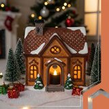 Ruhhy LED čajne svijeće s efektom plamena, 12 kom, crne | shoptok.hr