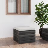 The Living Store Vrtni tabure iz palet z blazino borovina - Tabure Iz Palet, (21473402) | Shoptok.si