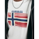Napapijri Majica 'S-LARI' mornarska / rdeča / bela | Shoptok.si