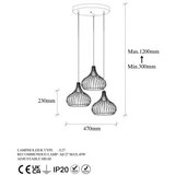 Opviq Luster Teldamla-11915, 47x47x120 cm, | Eponuda.ba